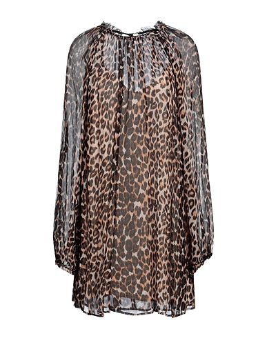 JUCCA Short dress MARRONE 100% Viscose