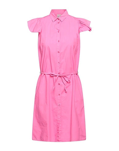Z.O.E. ZONE OF EMBROIDERED Shirt dress Pink 100% Cotton