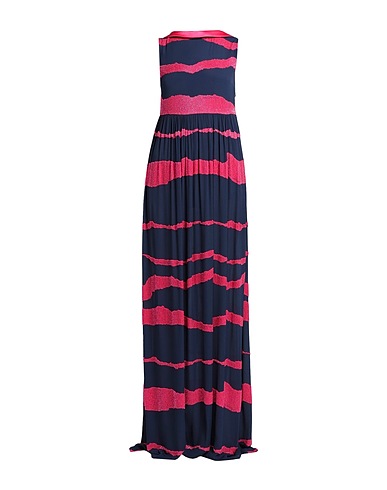 ELISABETTA FRANCHI Vestito lungo Fucsia 100% Viscosa, Poliestere
