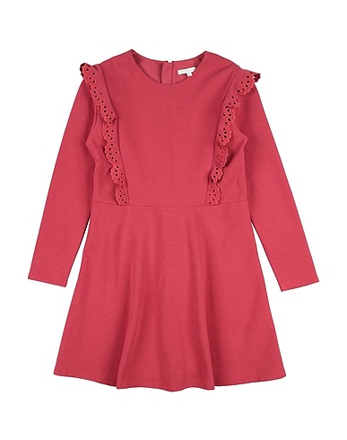 CHLOÉ Dress Brick 41% Modal, 41% Cotton, 10% Elastane, 8% Polyamide