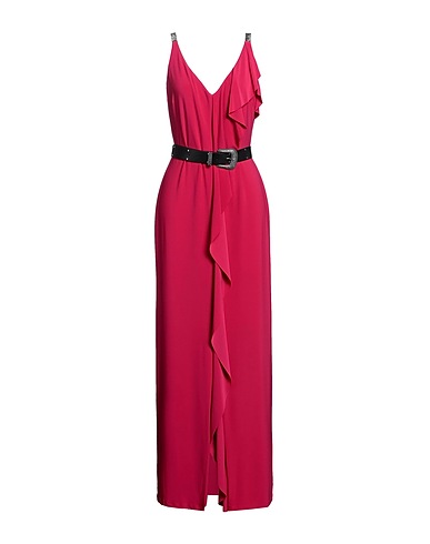 LAUREN RALPH LAUREN Vestito lungo Magenta 95% Poliestere, 5% Elastan