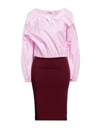 JIJIL Vestito midi Rosa 73% Cotone, 27% Poliestere, Elastan
