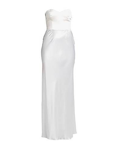 ALBERTA FERRETTI Long dress Ivory 100% Silk