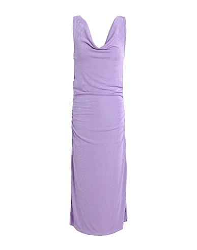 VILA Midi dress Lilac 95% Polyester, 5% Elastane