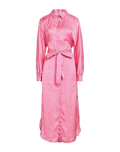 MSGM Long dress Pink 100% Polyester
