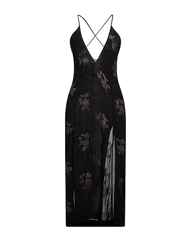 16ARLINGTON Vestito midi Nero Viscosa