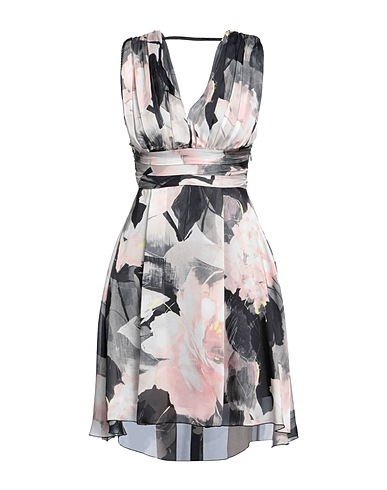CARLA MONTANARINI Vestito corto Rosa 100% Poliestere