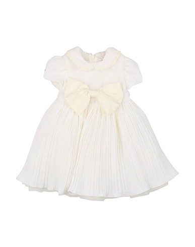 MONNALISA Baby dress Cream 100% Polyester