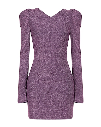 ANIYE BY Robe courte Mauve 78% Viscose, 10% Polyester, 8% Polyamide, 4% Élasthanne