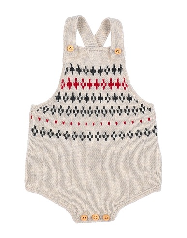 BONPOINT Baby jumpsuit  Light grey 100% Wool