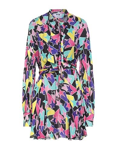 MSGM Short dress Fuchsia 100% Viscose