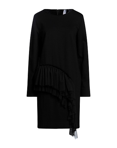 SHI.RT Milano Short dress Black 65% Viscose, 30% Polyamide, 5% Elastane