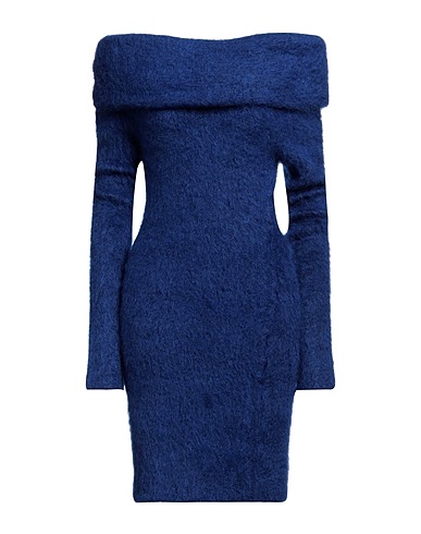 ISABEL MARANT Midi dress Blue 45% Mohair wool, 27% Polyamide, 19% Viscose, 8% Polyester, 1% Elastane