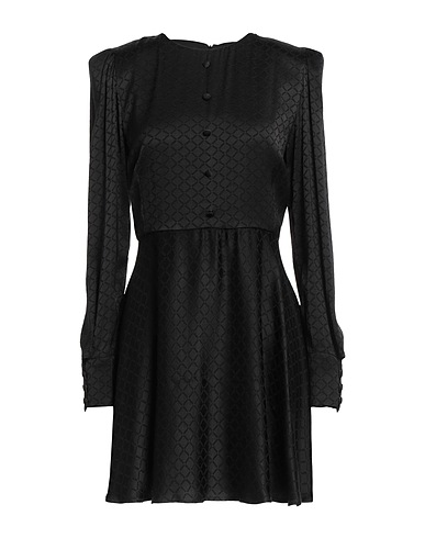 MVP WARDROBE Short dress Black 97% Viscose, 3% Elastane