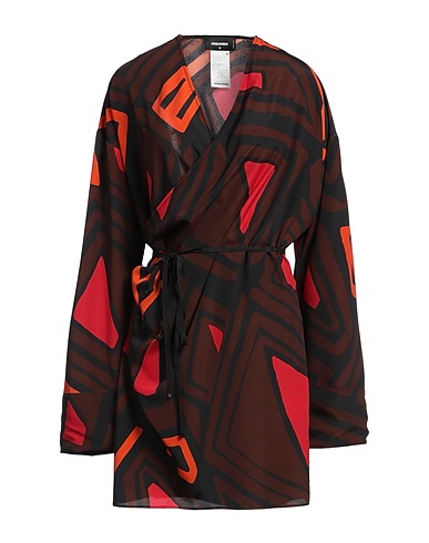 DSQUARED2 Vestito corto Testa di moro 100% Poliestere