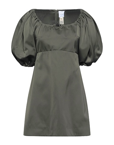 PATOU Short dress Military green 100% Polyamide