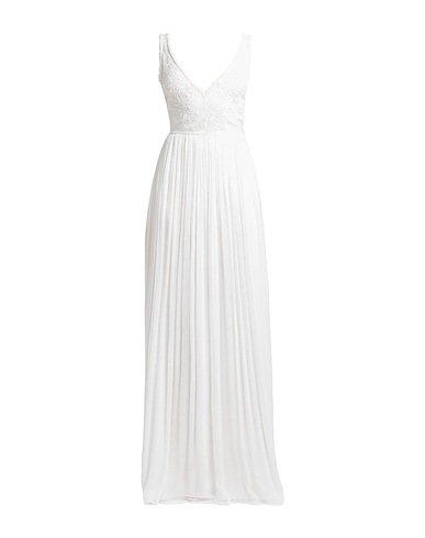 LEILA HAFZI Long dress Ivory 100% Silk