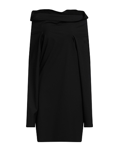 MM6 MAISON MARGIELA Short dress Black 61% Polyester, 27% Viscose, 12% Elastane