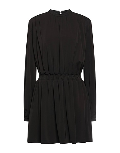 FEDERICA TOSI Vestito corto Nero 76% Acetato, 19% Poliammide, 5% Elastan
