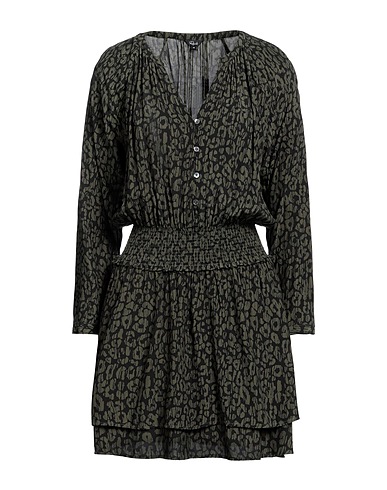 RAILS Robe chemise Vert foncé 70% Rayonne, 30% Viscose