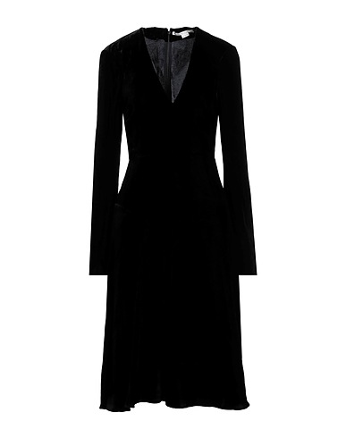 STELLA McCARTNEY Midi dress Black 67% Viscose, 33% Cupro