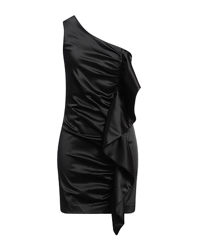 P.A.R.O.S.H. One-shoulder dress NERO 48% Acetate, 45% Polyamide, 7% Elastane