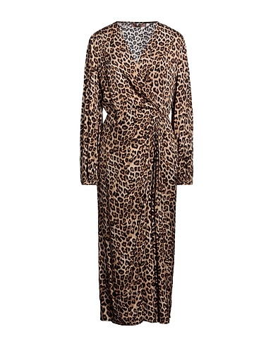 TWINSET Robe mi-longue Sable 100% Viscose