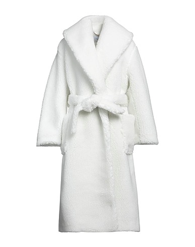 CASABLANCA Teddy Coat White 100% Polyester