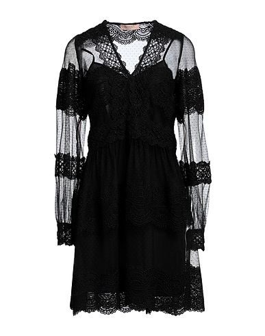 TWINSET Short dress Black 100% Polyester