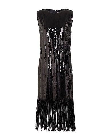 TWINSET Midi dress Black 100% Polyester