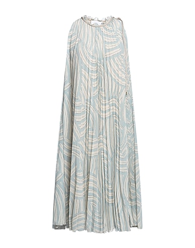 ERIKA CAVALLINI Midi dress Sky blue 100% Polyester, Acetate