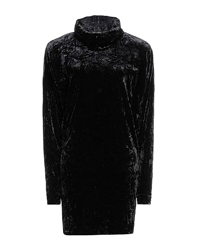 SAINT LAURENT Short dress Black 90% Polyester, 10% Elastane