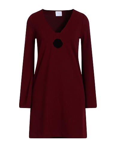 MERCI ITALIA Vestito corto Bordeaux 94% Poliestere, 6% Elastan