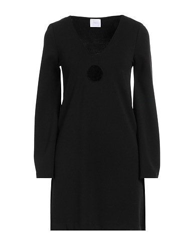MERCI ITALIA Vestito corto Nero 94% Poliestere, 6% Elastan