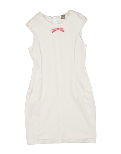 VDP VIA DELLE PERLE Dress MINICLUB White 46% Viscose, 44% Polyamide, 10% Elastane