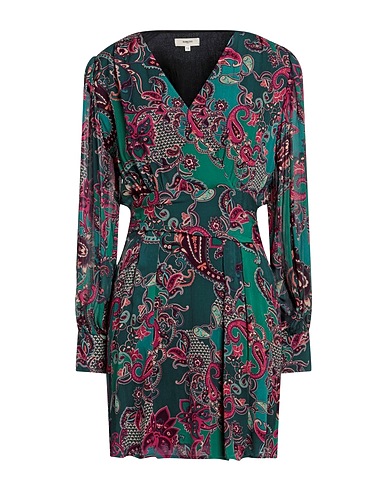 SUNCOO Robe courte Vert foncé 100% Viscose