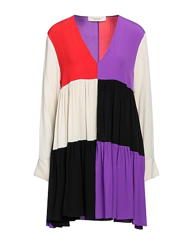 JUCCA Robe courte Noir 69% Acétate, 31% Soie