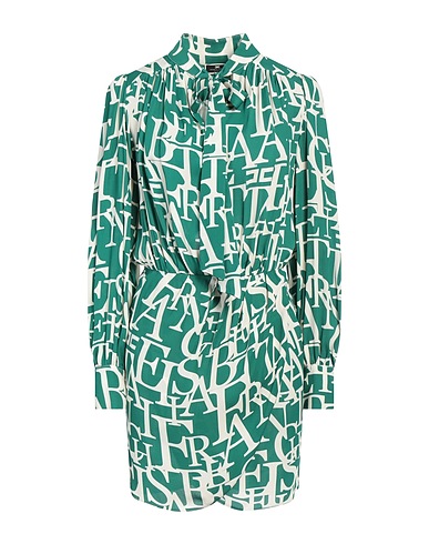 ELISABETTA FRANCHI Short dress Dark green 100% Viscose