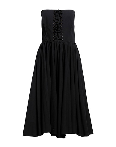 TWINSET Midi dress Black 100% Cotton