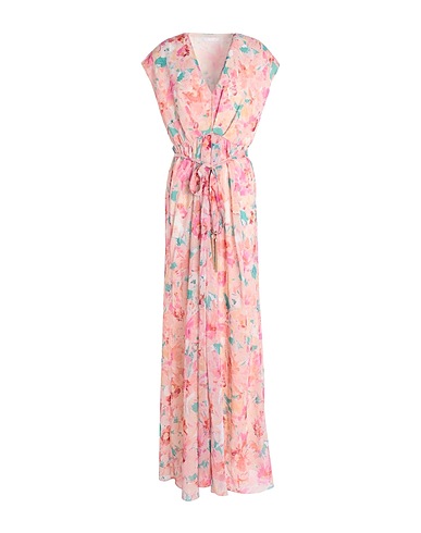 PATRIZIA PEPE SERA Langes Kleid Hellrosa 100% Polyester
