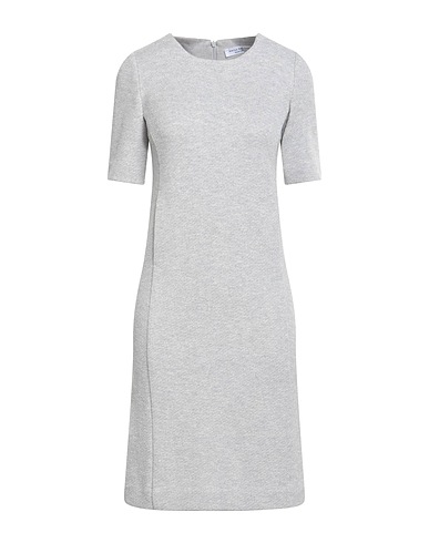 AMINA RUBINACCI Vestito corto Grigio chiaro 60% Lana, 25% Viscosa, 15% Poliammide, Lana Vergine