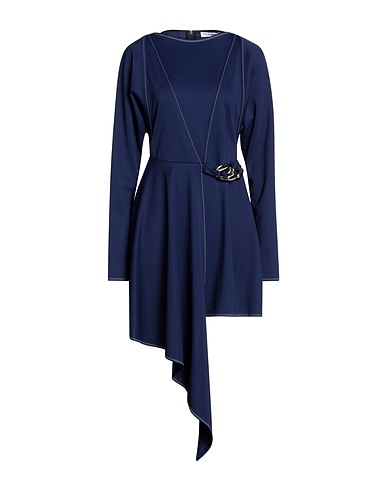 JW ANDERSON Short dress Navy blue 94% Polyester, 6% Elastane