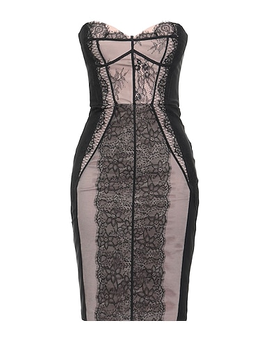 ELISABETTA FRANCHI Sheath dress Black 84% Polyamide, 16% Elastane, Polyester