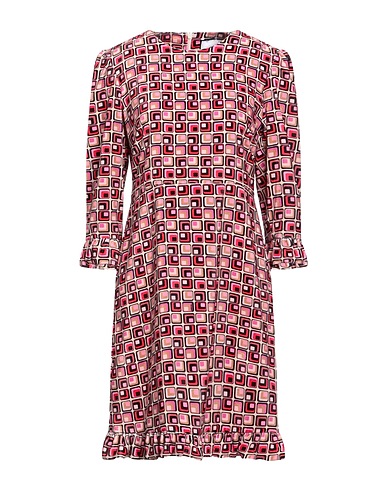 THE ABITO Milano Short dress Pink 100% Polyester