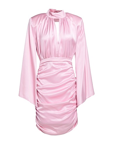 MVP WARDROBE Short dress Light pink 100% Viscose, Polyester