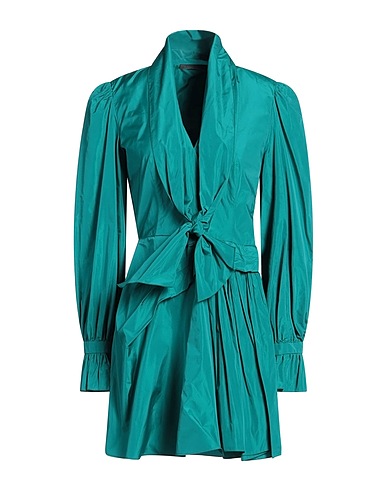 ALBERTA FERRETTI Vestito corto Verde smeraldo 79% Poliestere, 21% Seta