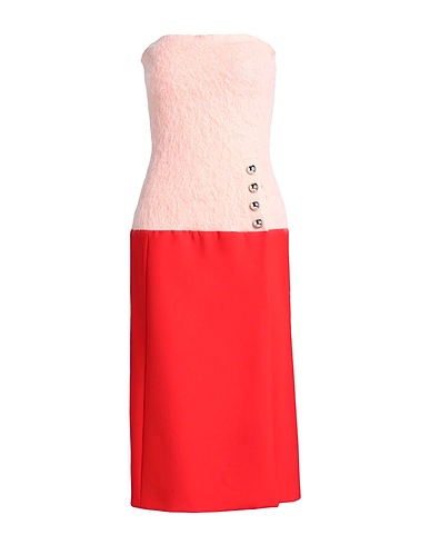 RABANNE Knit dress Salmon pink 100% Virgin Wool, Merino Wool, Wool, Nylon