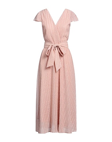 ACCESS FASHION Robe mi-longue Vieux rose 85% Polyester, 15% Fibre métallique