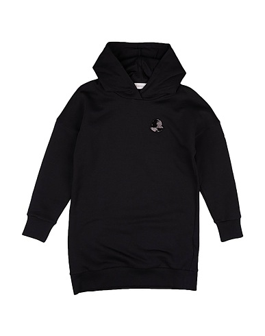 MONCLER Vestito Nero 100% Cotone
