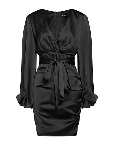 ACTUALEE Short dress Black 100% Polyester
